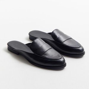 Urban Outfitters Jules Leather Loafer Mule NWOT